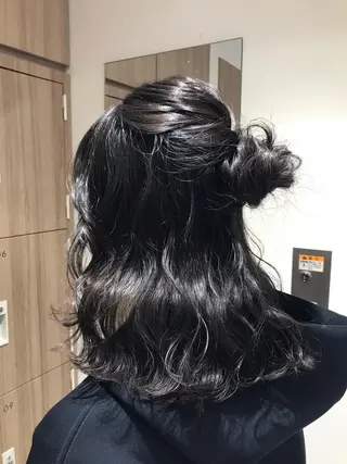ミディアム ヘアアレンジ メンズ特化/ パーマChihoのヘアスタイル
