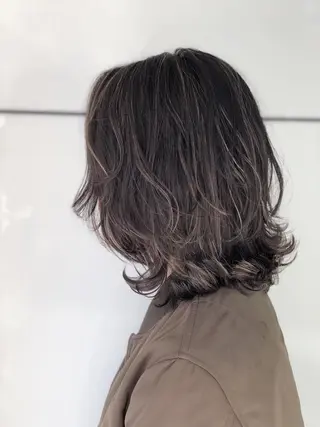 ミディアム カラー メンズカット特化柏駅 徒歩3分LOUのヘアスタイル