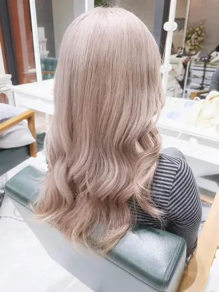 ミディアム カラー ヘアアレンジ 𝐑𝐈𝐍𝐊𝐀 🐣🩷のヘアスタイル