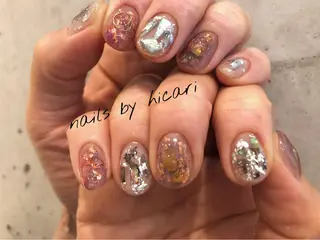 ショート カラー キッズ ネイル マツエク・マツパ illum hicariのネイルデザイン