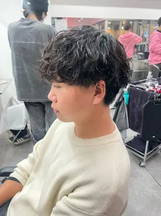 パーマ メンズ 町田エリアＮｏ．１/ パーマ特化/太田京希のヘアスタイル