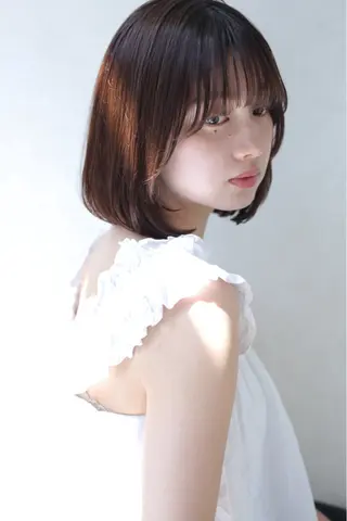 ミディアム ノンダメージサロン/ 豊中/美容室のヘアスタイル