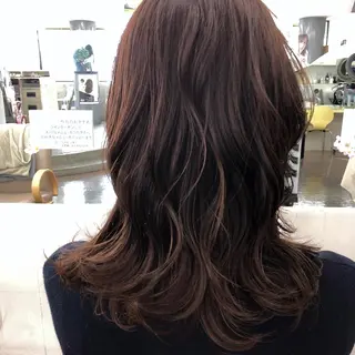 ロング 鶴田 風雅のヘアスタイル