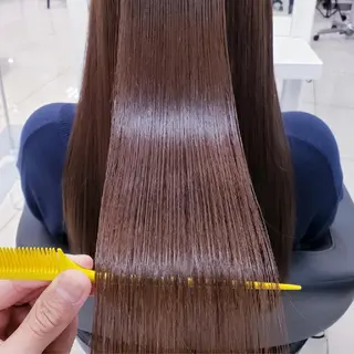 ロング 【縮毛矯正/レディー スカット】美涼🎀のヘアスタイル