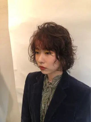 カラー パーマ つくばUtooe's 副店長　寺沢颯のヘアスタイル