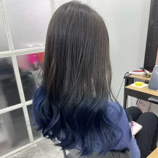 セミロング 岸下 理緒のヘアスタイル