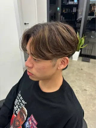 ショート カラー メンズ 平野 拓海のヘアスタイル