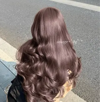 ロング 淡色ラベンダー♡ ニーナ🎀🦙のヘアスタイル