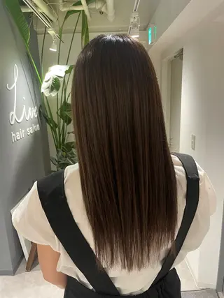 ロング カットモデル募集中 友香のヘアスタイル