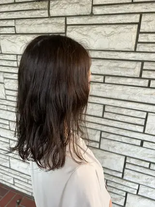 ミディアム アサダサユ🌿‬ fleurdelisのヘアスタイル