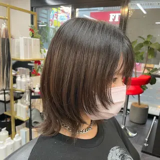 ミディアム RAY Field 檜皮夢子のヘアスタイル