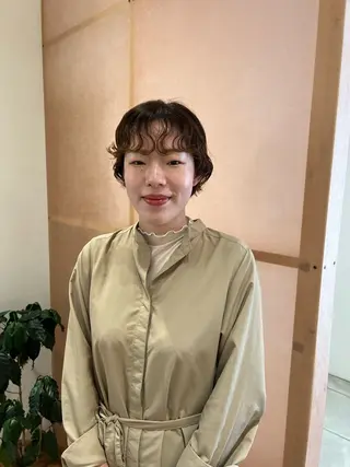 ショート パーマ y.be garden villa所属・garden villaのヘアスタイル