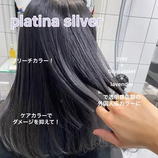 セミロング カラー 赤み消し韓国ヘア レイヤー縮毛🤍渡邉のヘアスタイル