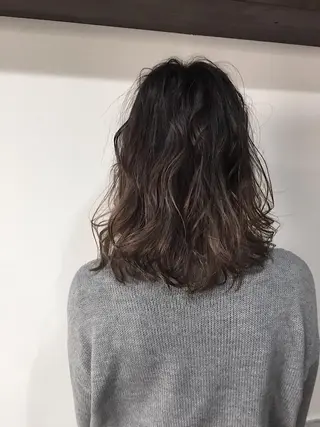 ミディアム カラー カラー特化サロン大阪 ルービック江坂/新城のヘアスタイル