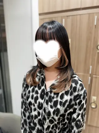 セミロング カラー 縮毛矯正・ パーマ特化/aoiのヘアスタイル