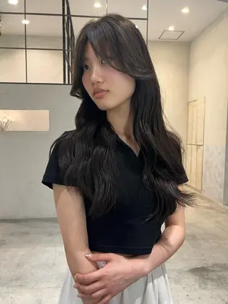 ロング カラー ヘアアレンジ 【海外風カラー】 DEAN/YUYAのヘアスタイル