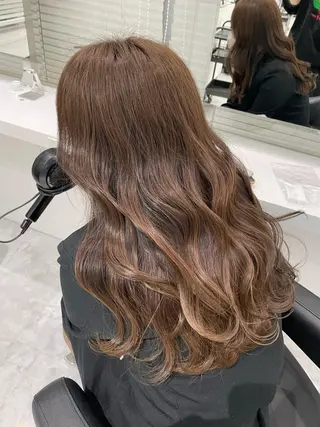 ロング カラー ヘアアレンジ 髪質改善/ハイトーン /新宿/Takutoのヘアスタイル