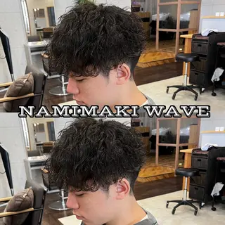 ショート パーマ メンズ 髪質改善、パーマ◎ TSUBASAのヘアスタイル