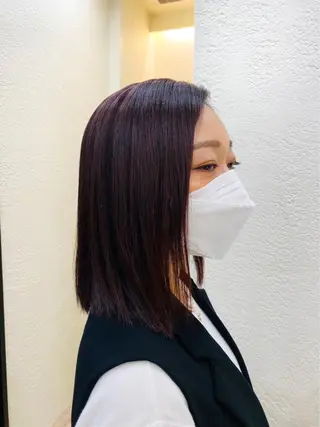 セミロング YURI🐏脱縮毛× くせ毛活かすスタイルのヘアスタイル