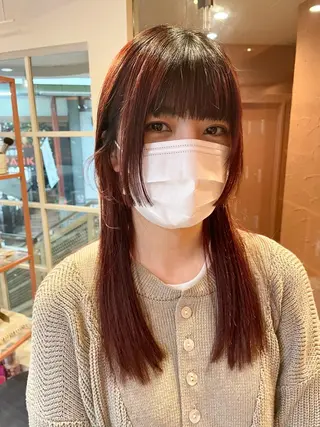 セミロング カラー 沖縄/ヘアアレンジ /ナカノのヘアスタイル