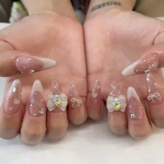 ネイル 💎🐰 saki. m 🐰💎のネイルデザイン