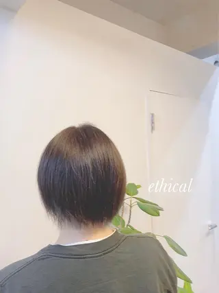 ショート カラー 【エシカル】 HOSOMIのヘアスタイル