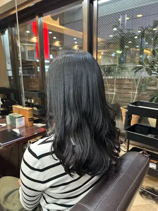 ロング 縮毛矯正&髪質改善/ きょうの🐺のヘアスタイル