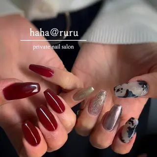 ネイル haha@ ruruのネイルデザイン