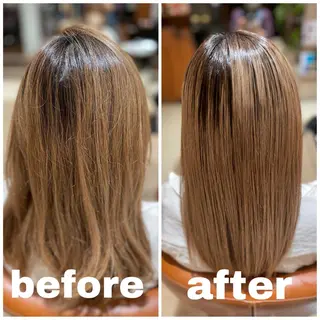 脱白髪染め白髪ぼかし TERA（寺崎）のヘアスタイル