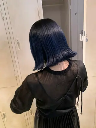 ミディアム カラー ブリーチ/アレンジ 天満/chihiroのヘアスタイル