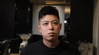 ショート メンズ メンズ眉毛ワックス 青山英憲のヘアスタイル