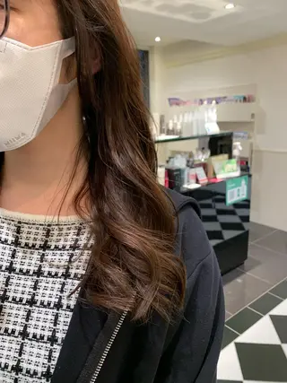 ロング カラー ヘアアレンジ 小田切 栄司のヘアスタイル