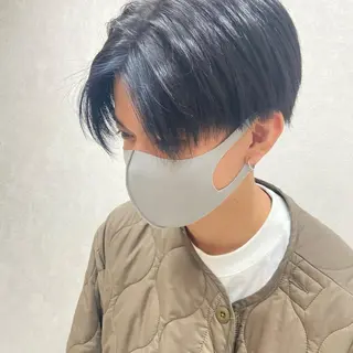 カラー メンズ コテ巻き風パーマ★ はるさんのヘアスタイル
