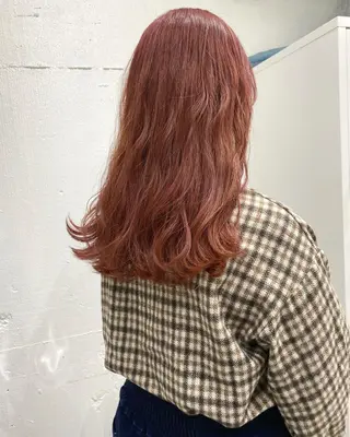 セミロング カラー ヘアアレンジ ササキカズマ〻透明感 〻色落ち〻赤み消しのヘアスタイル