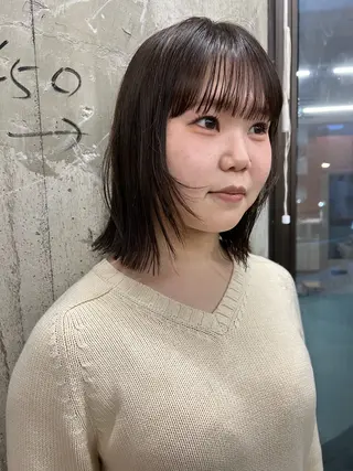 ショート カラー ヘアアレンジ yu  /透明感カラ ー/ボブ/caseyのヘアスタイル