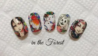 ネイル in the Forest所属・コガ アオイのネイルデザイン