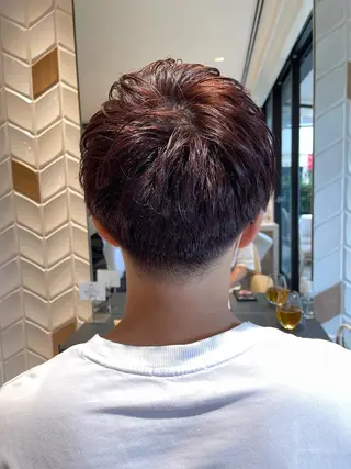 ショート カラー メンズ メンズ専門美容師✂︎ 大庭勝己のヘアスタイル