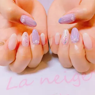 ネイル La neige* yuki 🥯🍑のネイルデザイン