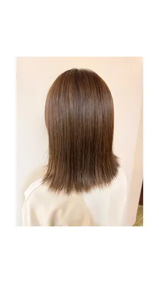 ミディアム カラー bambi所属・小楠 菜美のヘアスタイル