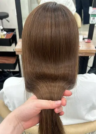 セミロング ボブ/縮毛矯正/艶髪 /さのまなみのヘアスタイル