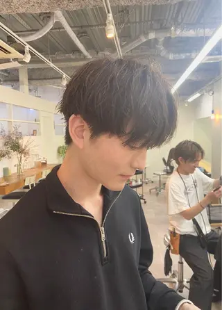 パーマ メンズ シャドウパーマ/ 波巻パーマYu-Kiのヘアスタイル