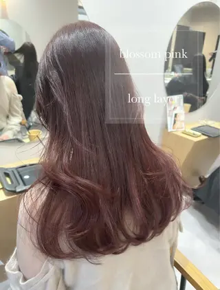 ロング カラー ヘアアレンジ topstylist 芳賀みなみのヘアスタイル