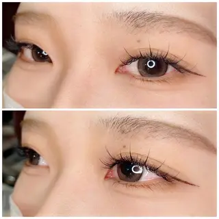 マツエク・マツパ アイブロウ 椿 優花のマツエク・マツパデザイン