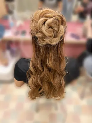 ロング ヘアアレンジ ayahair. moe*のヘアスタイル