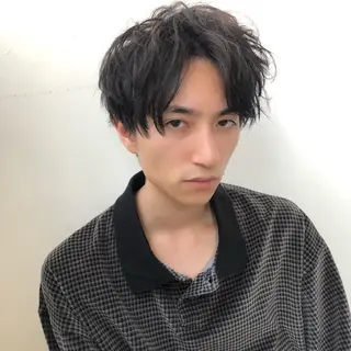 メンズ 🟦ニュアンス/メン ズパーマ横浜🟦のヘアスタイル