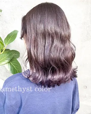 セミロング カラー clomus所属・YUKA艶髪 🌸寛ぎ部屋のヘアスタイル