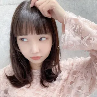 ミディアム 🌷 りん𓂃🫧‪のヘアスタイル