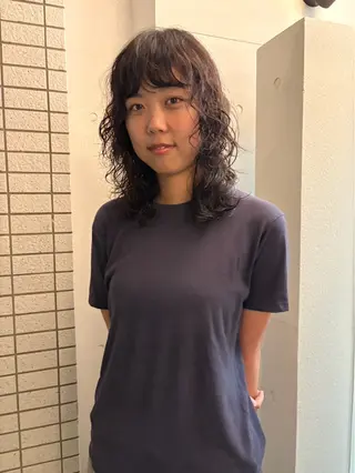 ミディアム パーマ 〜ANDPEACE〜所属・オゼキ サクラのヘアスタイル