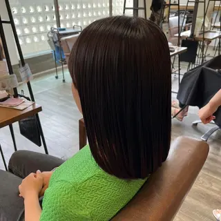 カラー bisou hair スガノ　カヤノのマツエク・マツパデザイン