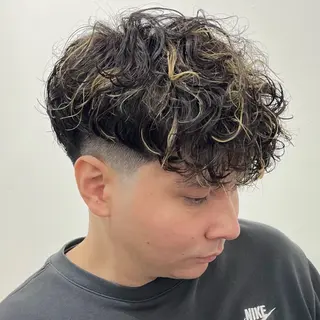 ショート パーマ メンズ 立川/メンズパーマ 厚進太郎のヘアスタイル